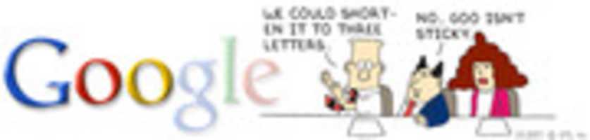 Free download Google Doodle - Dilbert Google Doodle 2002 - 3 free photo or picture to be edited with GIMP online image editor