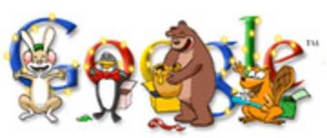 Free download Google Doodle - Happy Holidays from Google 2002 - 5 free photo or picture to be edited with GIMP online image editor