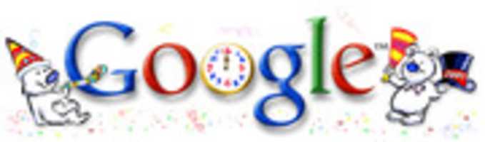 Free download Google Doodle - Happy New Year 2001! free photo or picture to be edited with GIMP online image editor