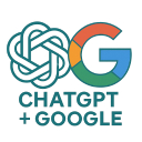 Google in ChatGPT  screen for extension Chrome web store in OffiDocs Chromium