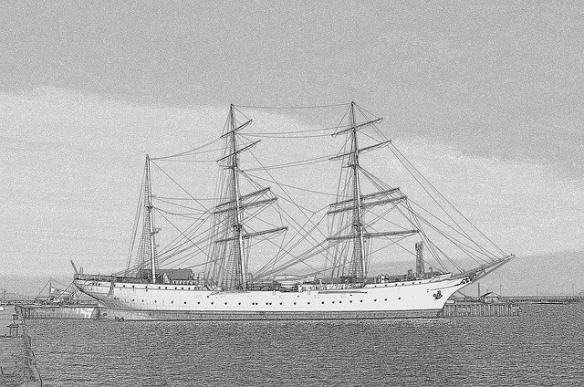 Free download Gorch Fock 1 Sailing Vessel Mast -  free illustration to be edited with GIMP free online image editor