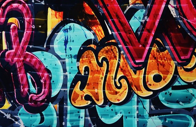 Free download Graffiti Colorful Background Image -  free illustration to be edited with GIMP free online image editor
