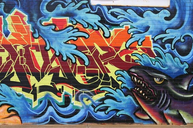 Muat turun percuma Graffiti Colorful Street Art templat foto percuma untuk diedit dengan editor imej dalam talian GIMP