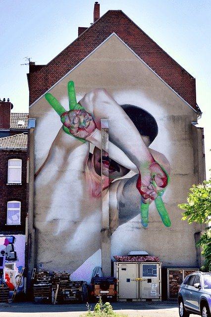 Free download Graffiti Düsseldorf Art -  free photo or picture to be edited with GIMP online image editor