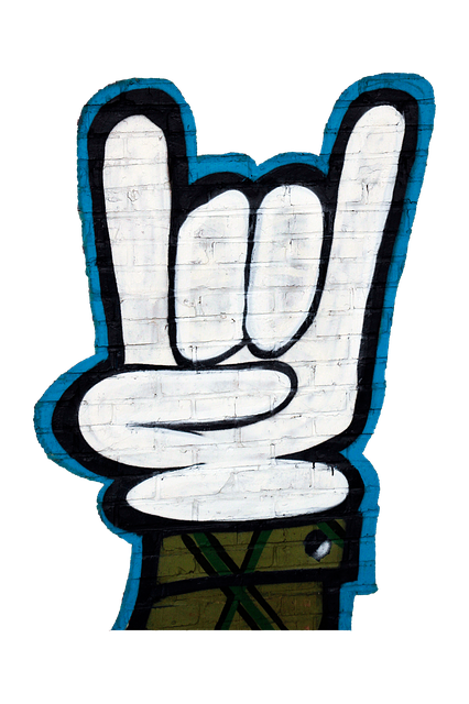 Free download graffiti hand sign isolated corna free picture to be edited with GIMP free online image editor