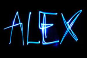 Free download Graffiti Names Alex Light Design free photo or picture to be edited with GIMP online image editor