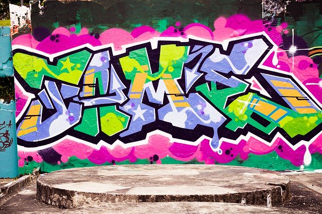 Plantilla de pintura en aerosol para graffiti con foto - para OffiDocs
