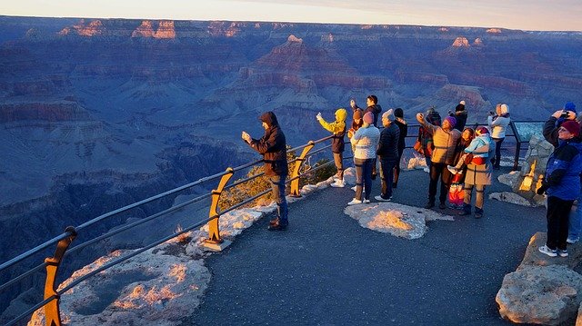 دانلود رایگان Grand Canyon Sunset Arizona - عکس یا تصویر رایگان قابل ویرایش با ویرایشگر تصویر آنلاین GIMP