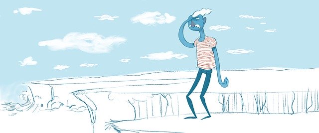 Free download Grandfather Illustration Sea -  free illustration to be edited with GIMP free online image editor