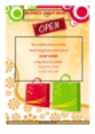 Free download Grand Opening Flyer 1 DOC, XLS or PPT template free to be edited with LibreOffice online or OpenOffice Desktop online