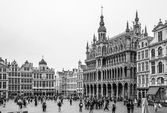 Free download grand place grote market facade free picture to be edited with GIMP free online image editor