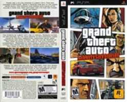 Free download Grand Theft Auto: Liberty City Stories PSP Box Art (White) free photo or picture to be edited with GIMP online image editor