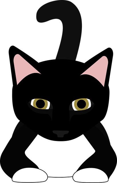 Free download Graphic Crouching Cat - Free vector graphic on Pixabay free illustration to be edited with GIMP free online image editor