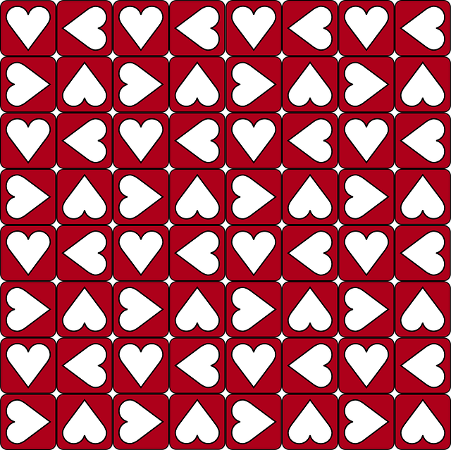 Free download Graphic Heart Pattern Red - Free vector graphic on Pixabay free illustration to be edited with GIMP free online image editor