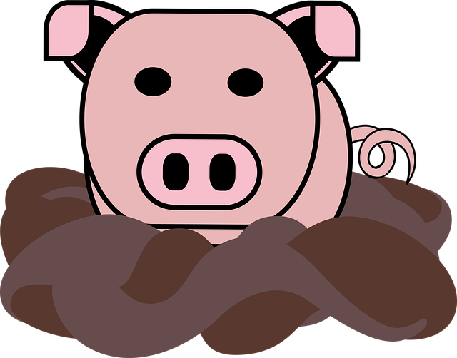 Free download Graphic Pig Mud - Free vector graphic on Pixabay free illustration to be edited with GIMP free online image editor