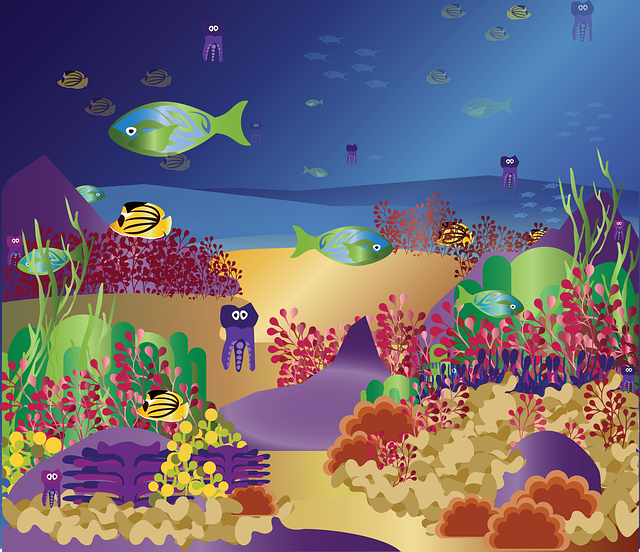 تحميل مجاني Graphic Underwater Tropical رسم متجه مجاني على رسم توضيحي مجاني لـ Pixabay ليتم تحريره باستخدام محرر الصور عبر الإنترنت GIMP