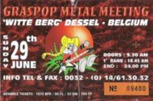 Free download Grasspop Metal Meeting 1997 free photo or picture to be edited with GIMP online image editor