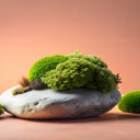 Gray stone and green moss  screen for extension Chrome web store in OffiDocs Chromium