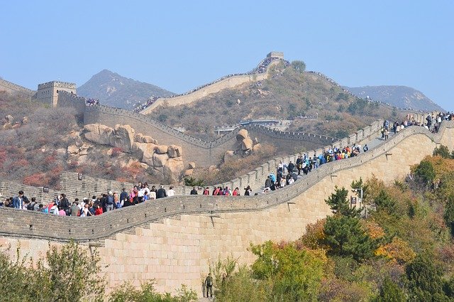 Téléchargement gratuit de la Grande Muraille de Chine à Pékin - photo ou image gratuite à éditer avec l'éditeur d'images en ligne GIMP