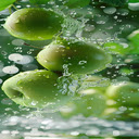 Green apples wallpaper  screen for extension Chrome web store in OffiDocs Chromium
