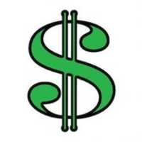 Free download Green dollar icon with white background free photo or picture to be edited with GIMP online image editor