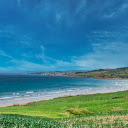 Green fields by the sea  screen for extension Chrome web store in OffiDocs Chromium