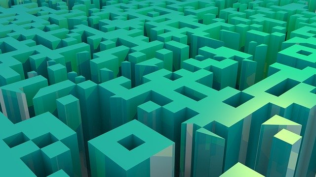 Free download Green Geometry 3D Design -  free illustration to be edited with GIMP free online image editor