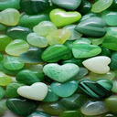 Green heart stone wallpaper  screen for extension Chrome web store in OffiDocs Chromium