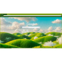 Green hilly landscape and cloudy sky  screen for extension Chrome web store in OffiDocs Chromium