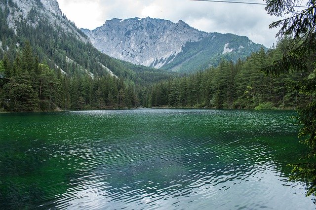 Muat turun percuma Green Lake Styria - foto atau gambar percuma untuk diedit dengan editor imej dalam talian GIMP