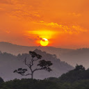 Green mountains and sunset  screen for extension Chrome web store in OffiDocs Chromium