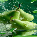 Green pear wallpaper  screen for extension Chrome web store in OffiDocs Chromium