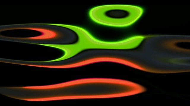 Free download Green Red Oil Film Wave -  free illustration to be edited with GIMP free online image editor