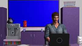 Free download Green Screen Blue Chroma -  free video to be edited with OpenShot online video editor