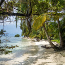 Green sea and island  screen for extension Chrome web store in OffiDocs Chromium