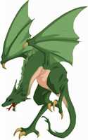 Free download Green Wyvren Dragon free photo or picture to be edited with GIMP online image editor