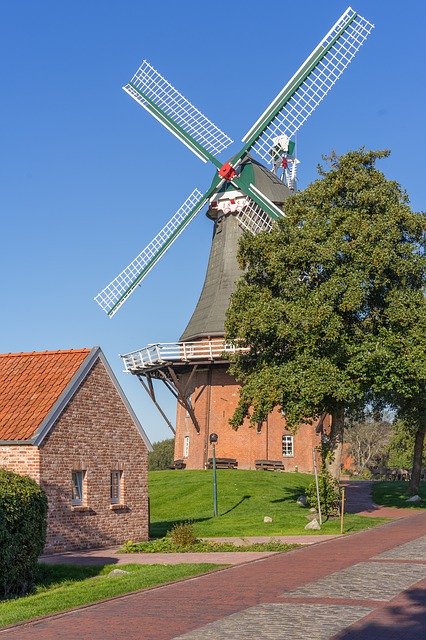 Free picture Greetsiel Mill Old -  to be edited by GIMP free image editor by OffiDocs