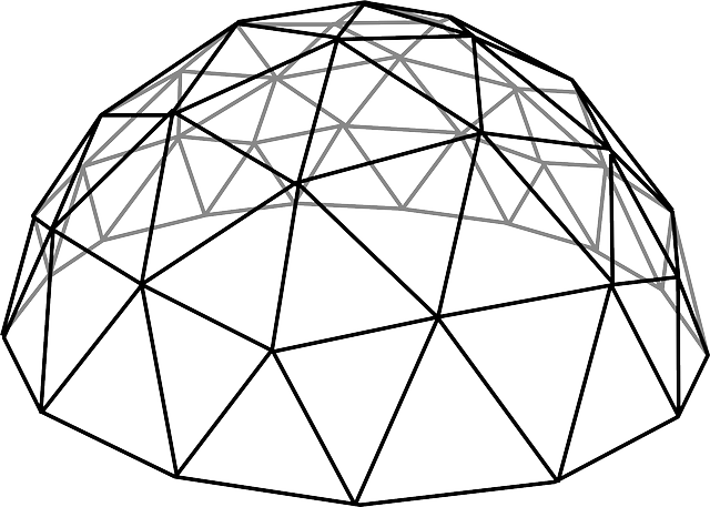 Descarga gratuita Grid Dome Hall - Gráficos vectoriales gratis en Pixabay ilustración gratuita para editar con GIMP editor de imágenes en línea gratuito