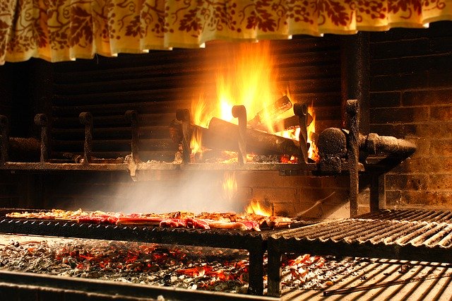 Free download Grid Embers Barbecue -  free photo or picture to be edited with GIMP online image editor