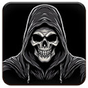 Grim Reaper Dark  screen for extension Chrome web store in OffiDocs Chromium