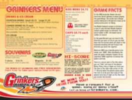 Free download Grinkers Grand Palace | Menu Back Side free photo or picture to be edited with GIMP online image editor