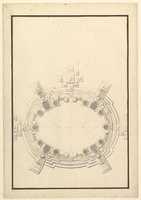 Free download Ground Plan for a Catafalque for a Prince of Lorraine free photo or picture to be edited with GIMP online image editor