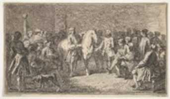 Free download Group of Men with a Horse free photo or picture to be edited with GIMP online image editor