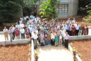 Free download Group Photograph Of The Inaugural Batch Of Students To The Under Graduate Program At IISc Bengaluru India Photo Dated 1st August 2011 free photo or picture to be edited with GIMP online image editor