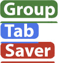 Group Tab Saver New Tab  screen for extension Chrome web store in OffiDocs Chromium