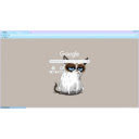 GRUMPY cat  screen for extension Chrome web store in OffiDocs Chromium