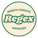 GSC Regex Manager by Roberto Montaner  screen for extension Chrome web store in OffiDocs Chromium