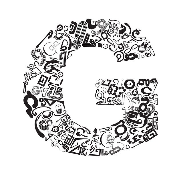 Free download G Typography Font -  free illustration to be edited with GIMP free online image editor