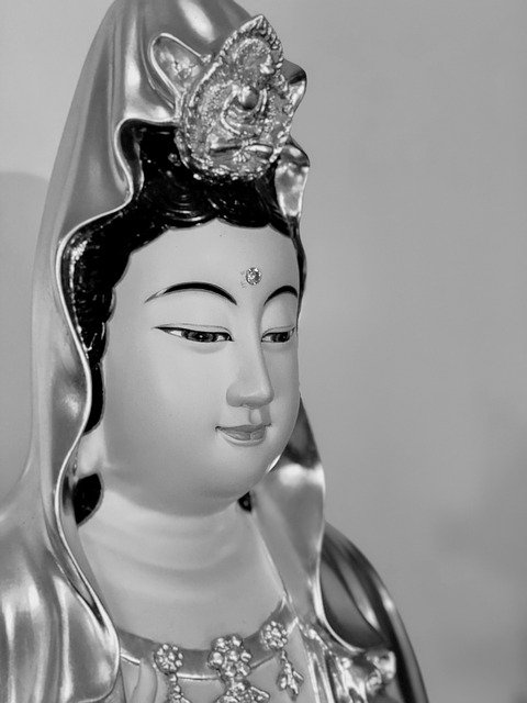 Unduh gratis Guanyin A Kindly Face Serenity - foto atau gambar gratis untuk diedit dengan editor gambar online GIMP