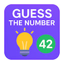 Guess the Number Game  screen for extension Chrome web store in OffiDocs Chromium